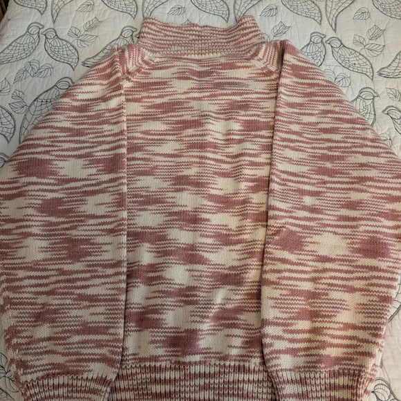Pink and White Patterned Cardigan - Picture 2 of 2